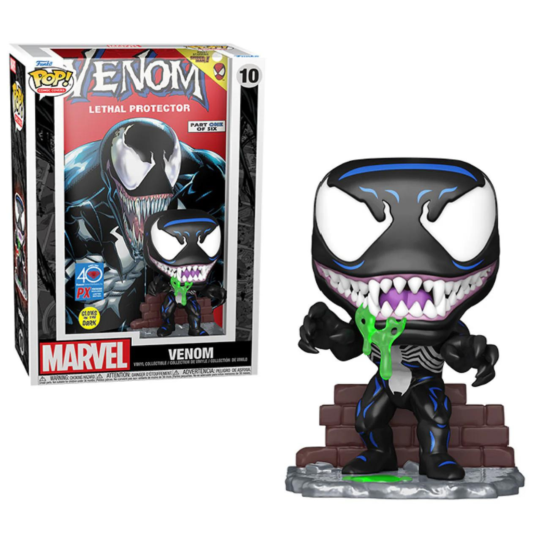 Funko Pop Comic Covers Marvel Venom PX Exclusive GITD