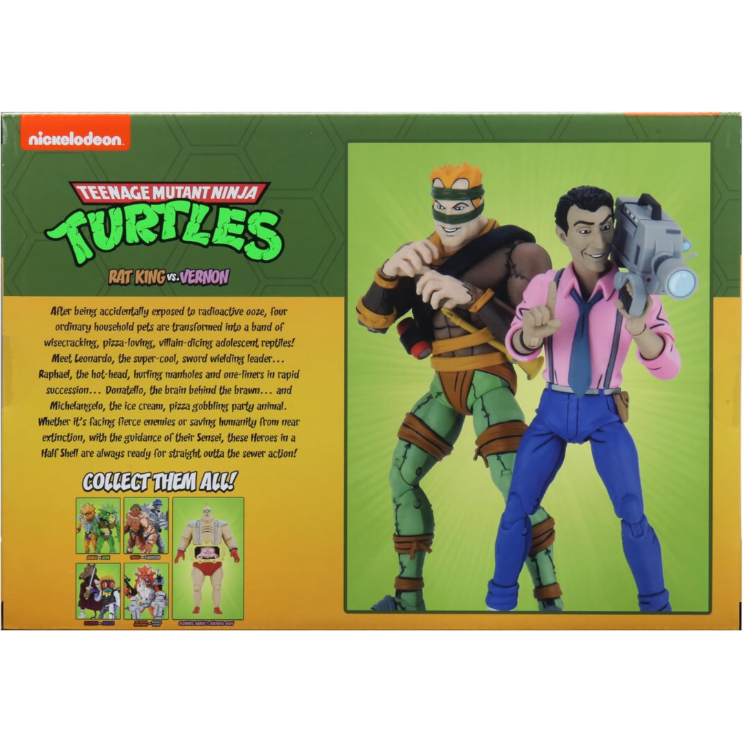 Teenage Mutant Ninja Turtles NECA Rat King vs. Vernon