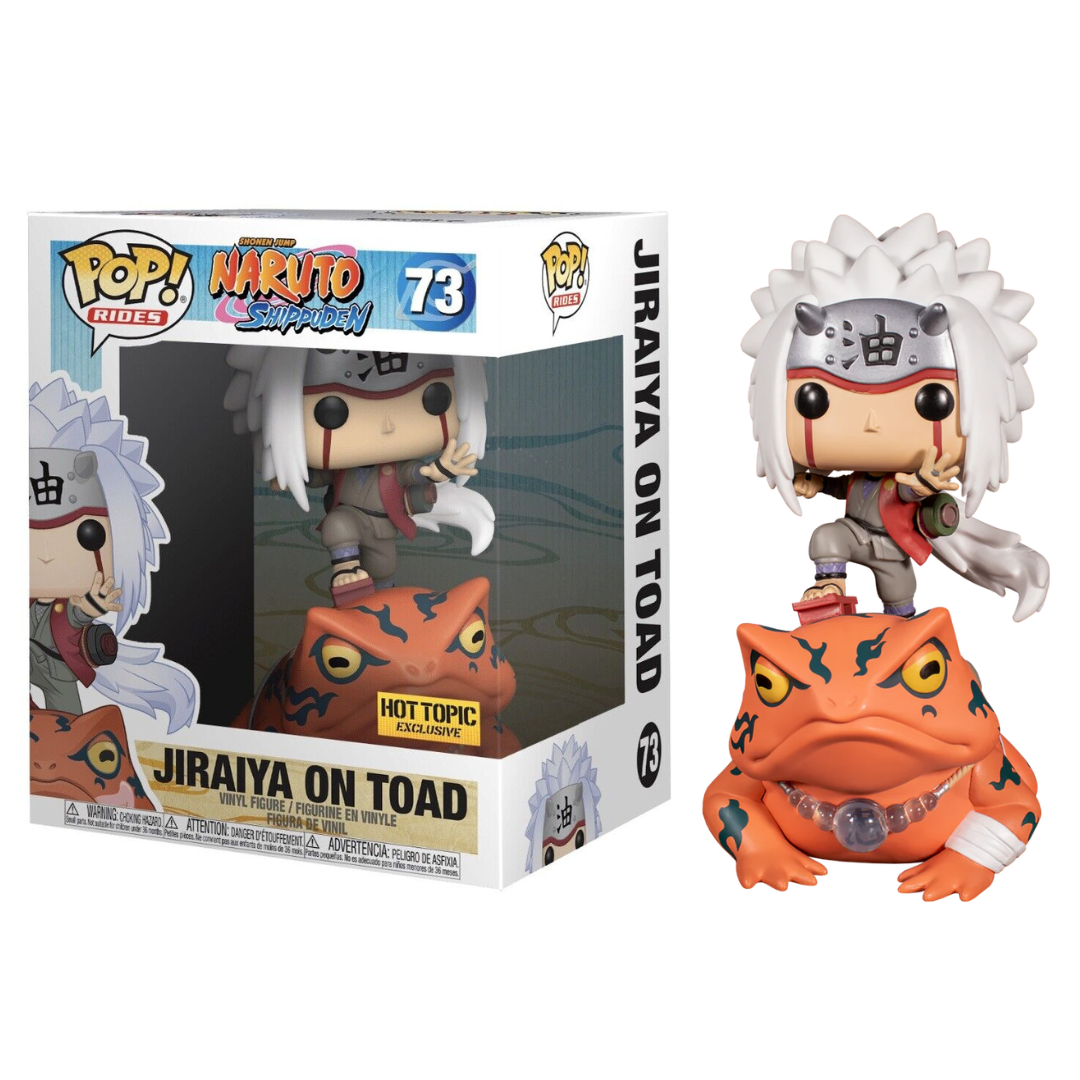 Funko Pop Anime Naruto Jiraiya On Toad 73 Hot Topic Exclusive