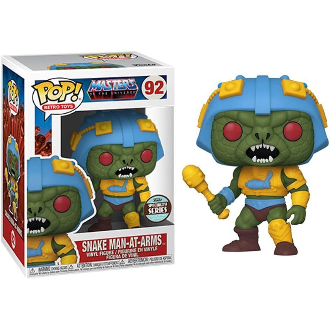 Funko Pop Master of the Universe MOTU Snake Man-At-Arms 92 Specialty Series