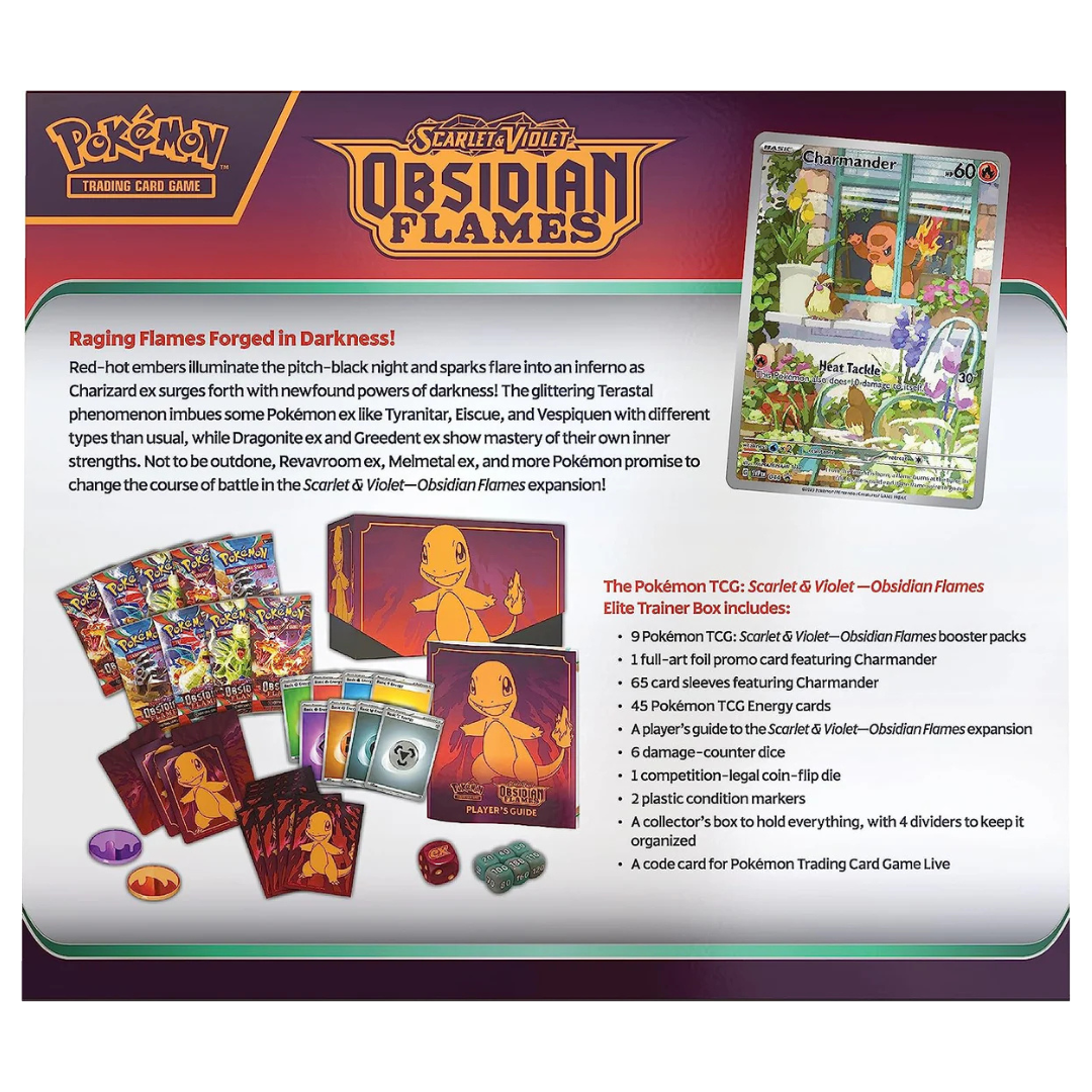 Pokemon Scarlet & Violet Obsidian Flames Elite Trainer ETB