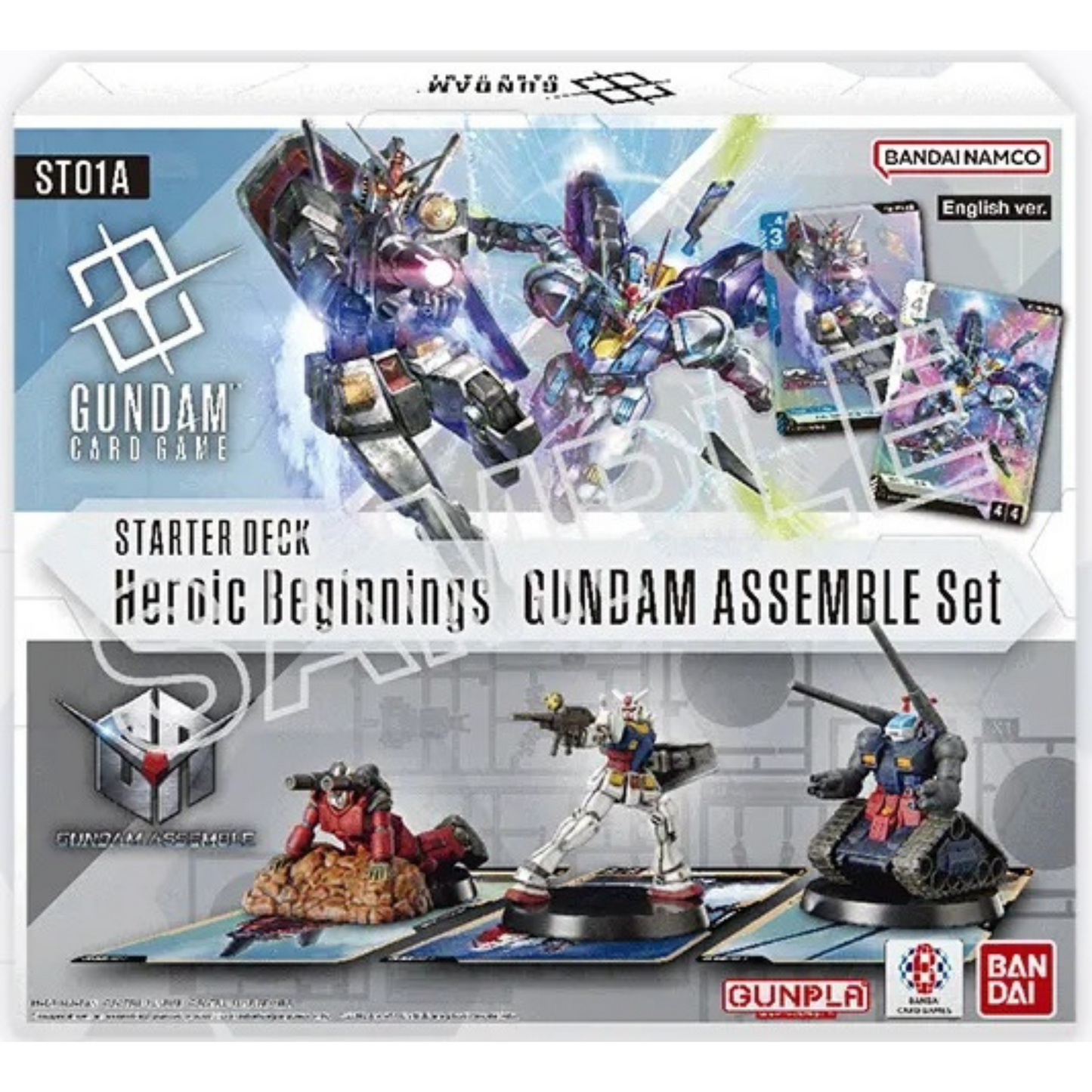 GUNDAM CG ST-01A GUNDAM ASSEMBLE/HEROIC BEGINNINGS STARTER SET
