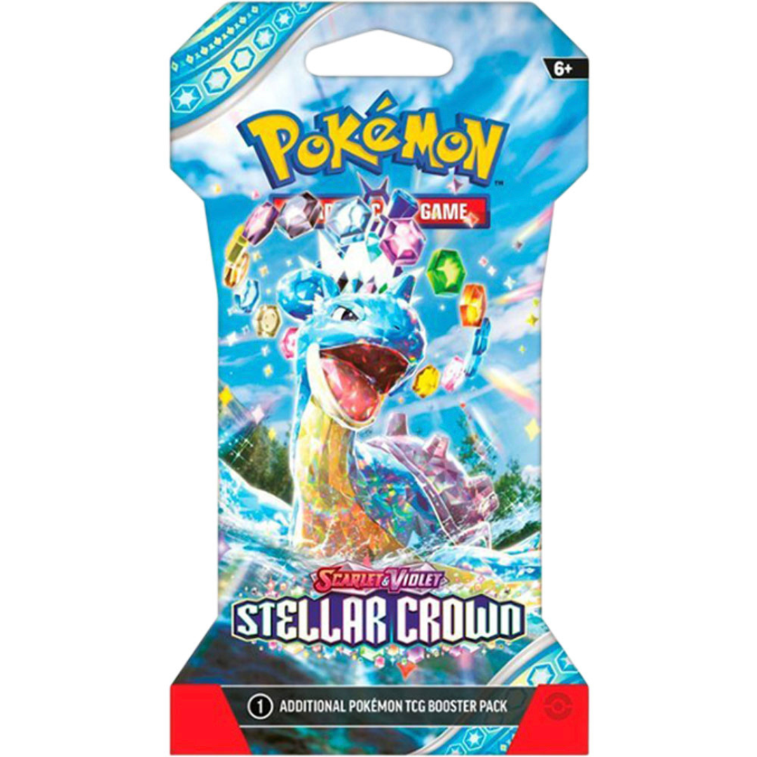 Pokemon - Scarlet and Violet - Stellar Crown - 1 Sleeved Blister Pack