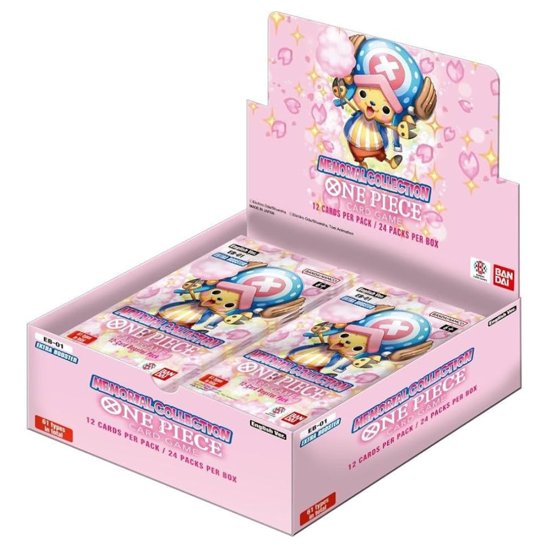 Bandai One Piece EB-01 Extra Booster Memorial Collection - 1 Booster Box
