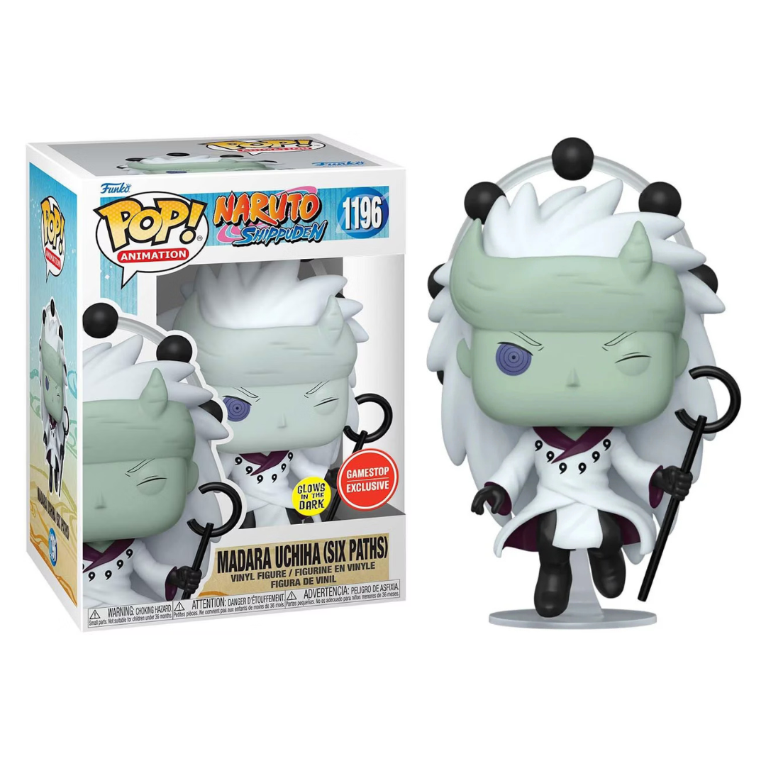 Funko Pop Anime Naruto Shippuden Madara Uchiha (Sage of Six Paths) 1196 Gamestop Exclusive GITD