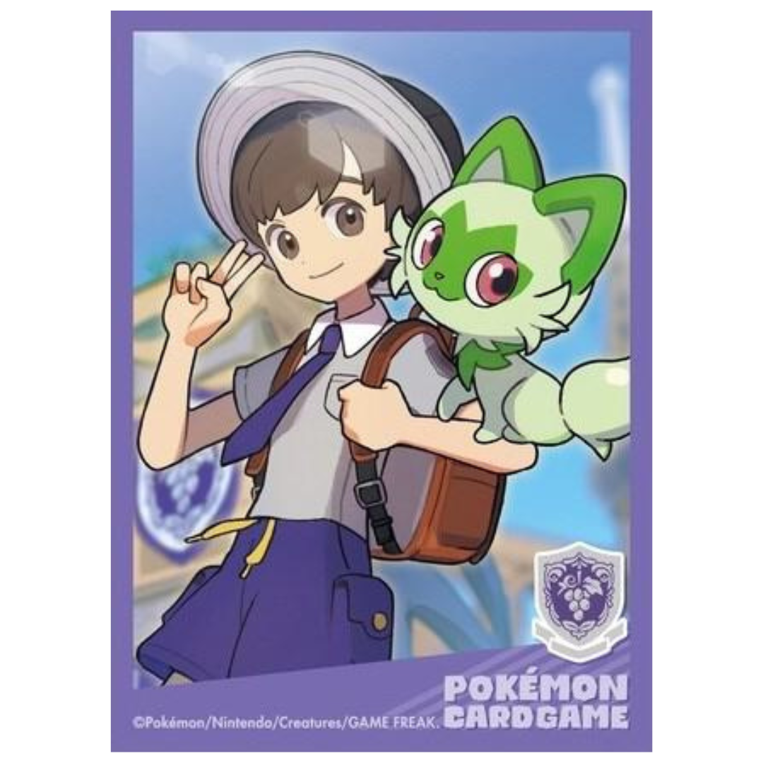 Pokemon Card Game TCG Deck Sleeves Florian & Sprigatito (Pokemon Trainers) 64-Pack
