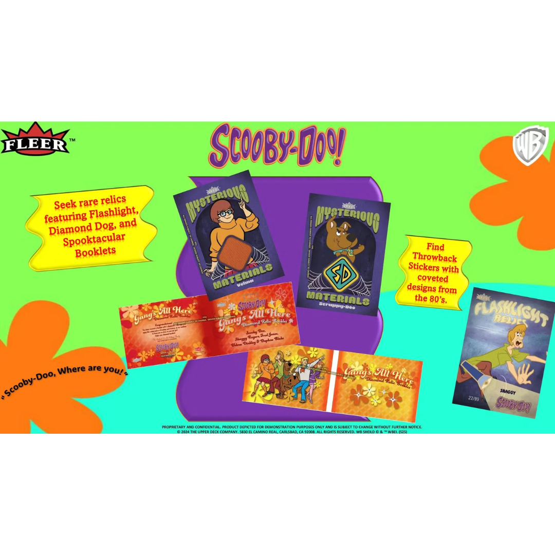 UPPDER DECK UD FLEER SCOOBY-DOO TRADING CARDS BOOSTER BOX