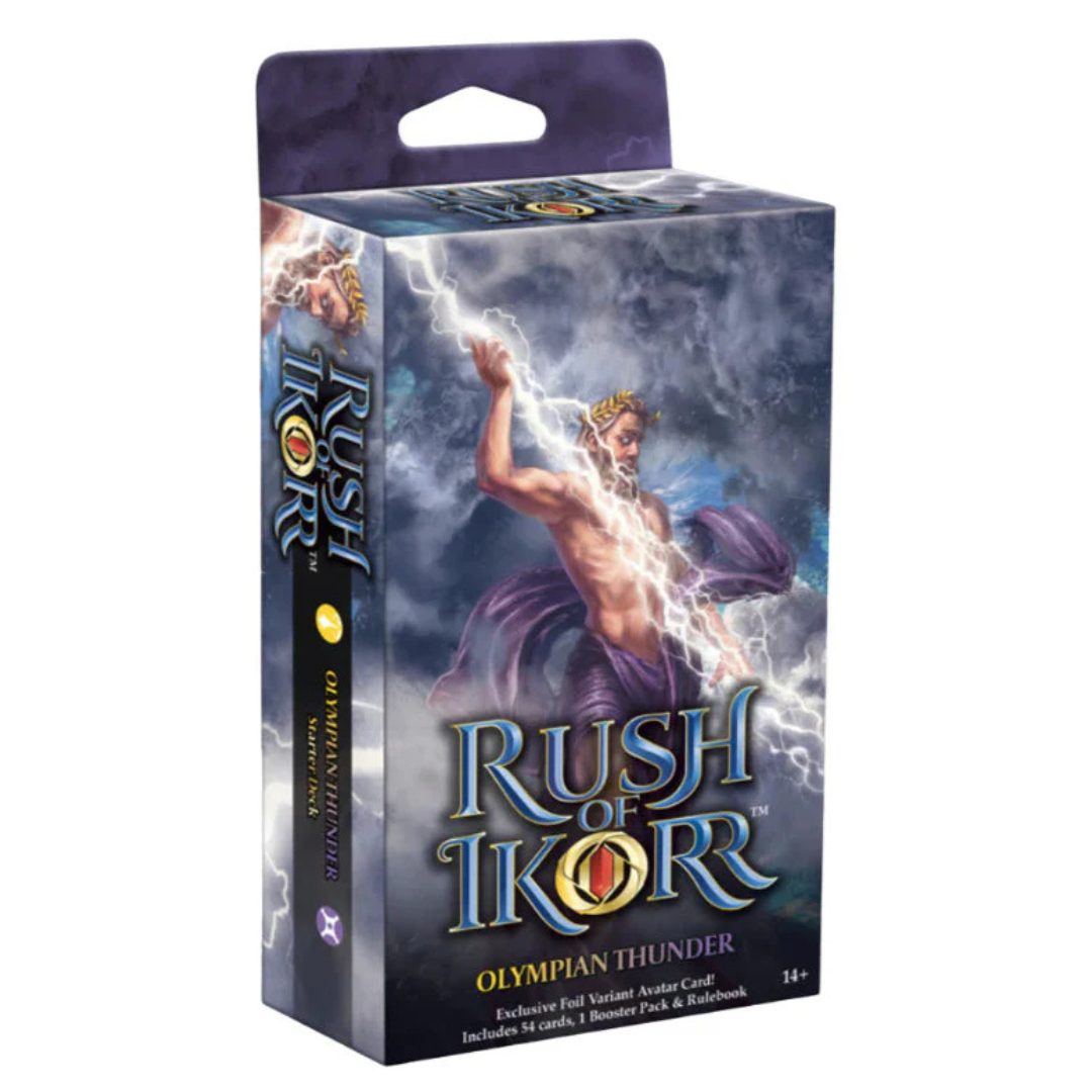 UPPER DECK 2025 UDE RUSH OF IKORR A1P1 STARTER DECKS Olympian Thunder