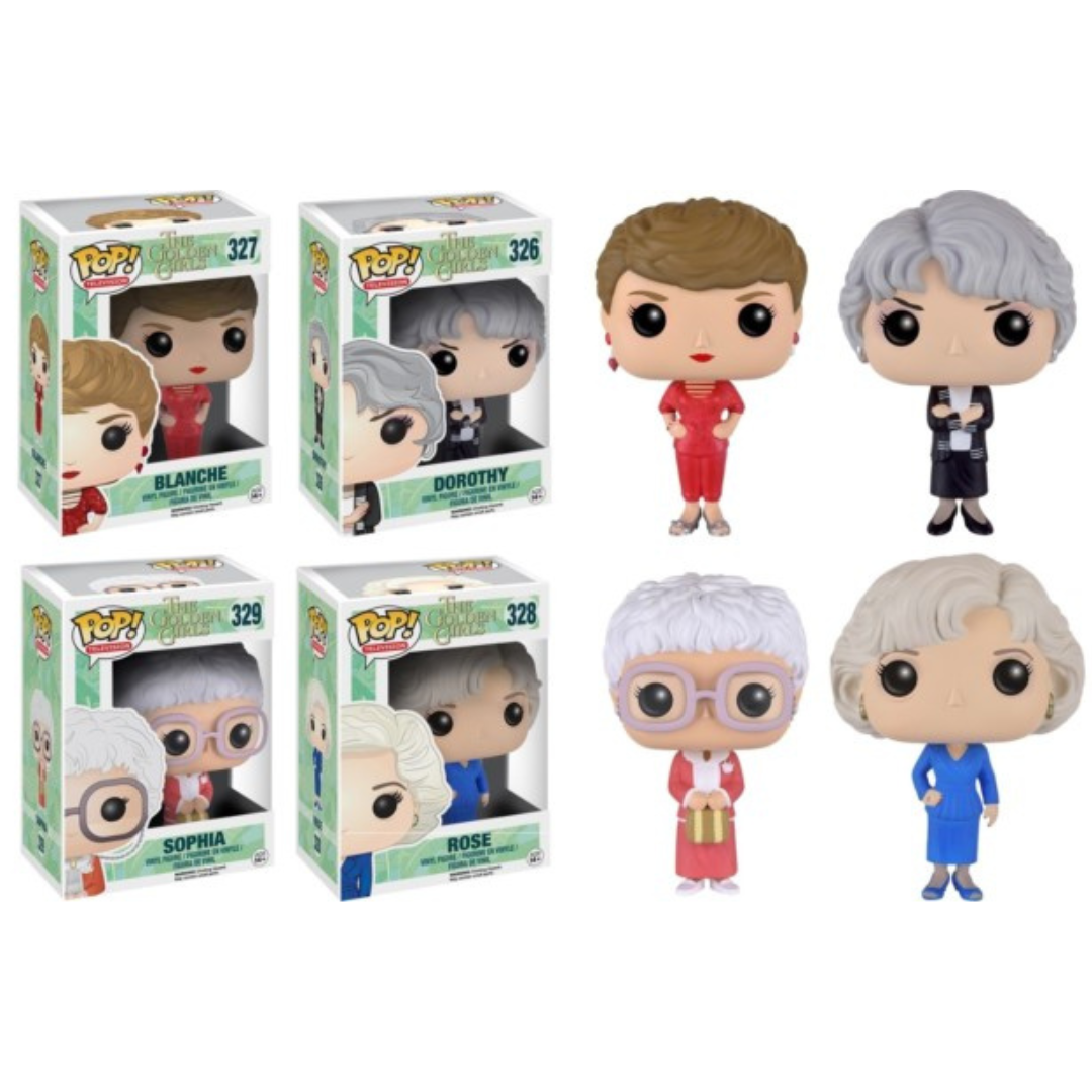 Funko Pops! TV Shows The Golden Girls SET of 4