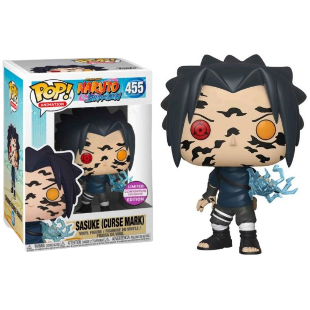 Funko Pop Anime Naruto Shippuden Sasuke (Curse Mark) 455 Limited Convention Exclusive