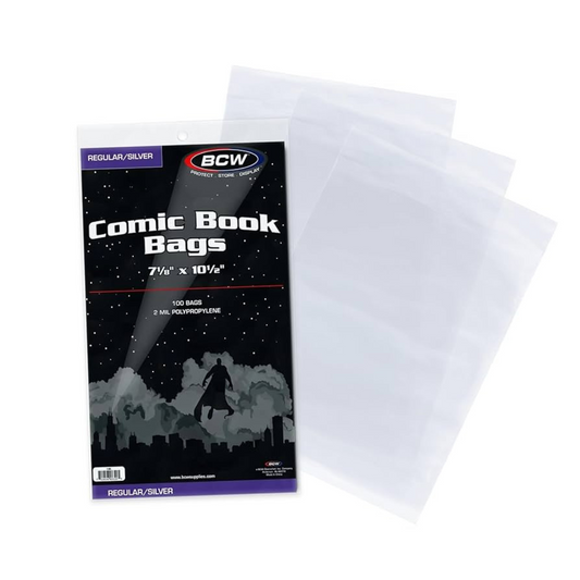 Comic Supplies BAGS BCW COMIC SILVER/REGULAR