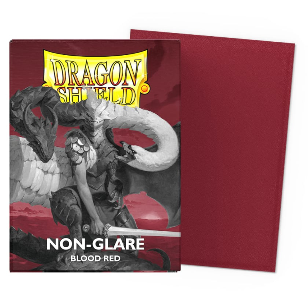 DRAGON SHIELD MATTE NON-GLARE BLOOD RED