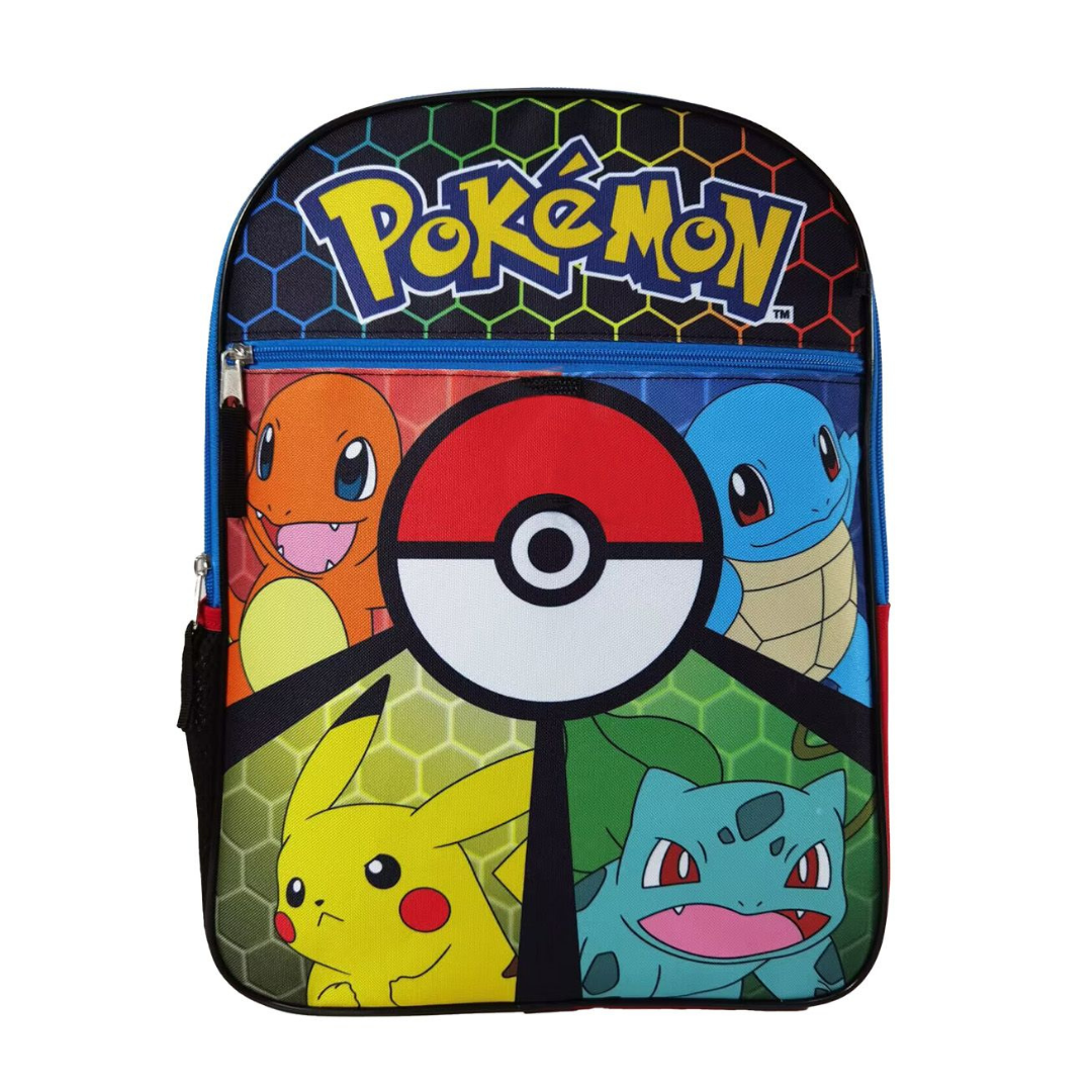 Pokémon Generation 1 Characters Pokeball Kids 16" Backpack