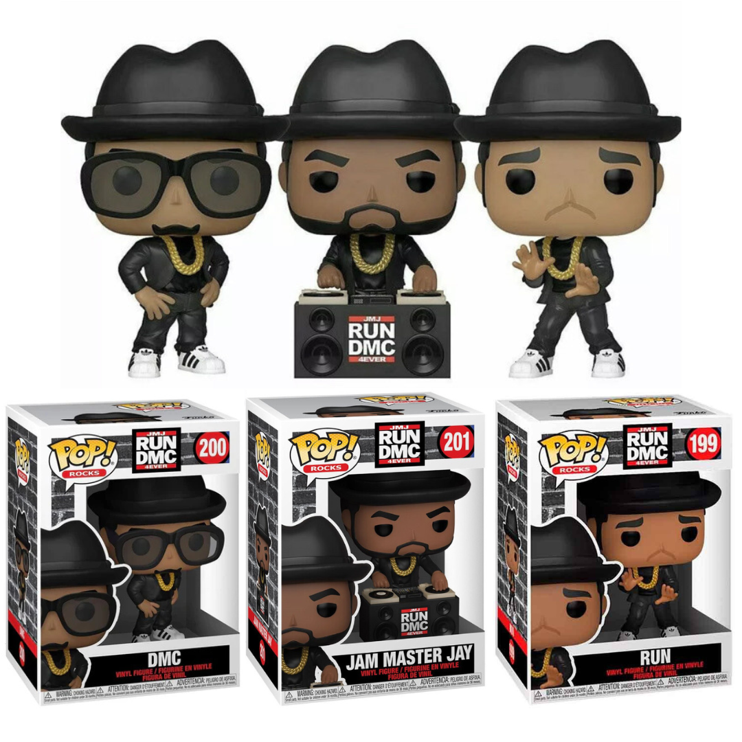 Funko Pop Music Run DMC Run DMC Jam Master Jay SET
