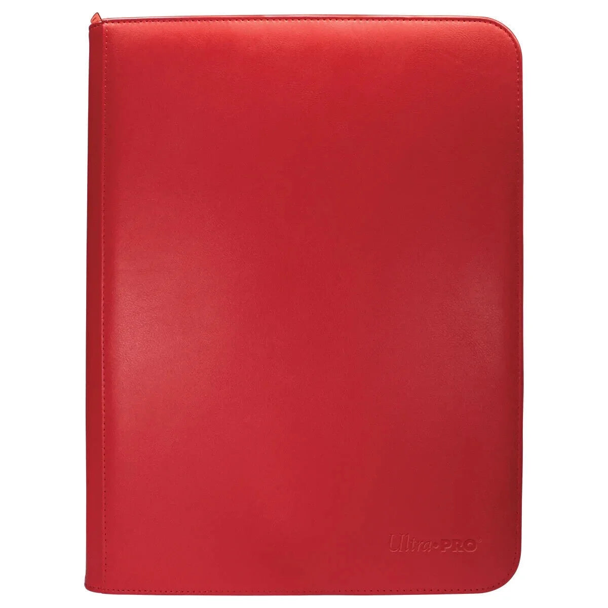 Ultra Pro Binder 9 Pocket Vivid Zippered Red 360 Cards