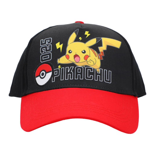 Pokémon Pikachu 025 Red Brim Kids Snapback Hat