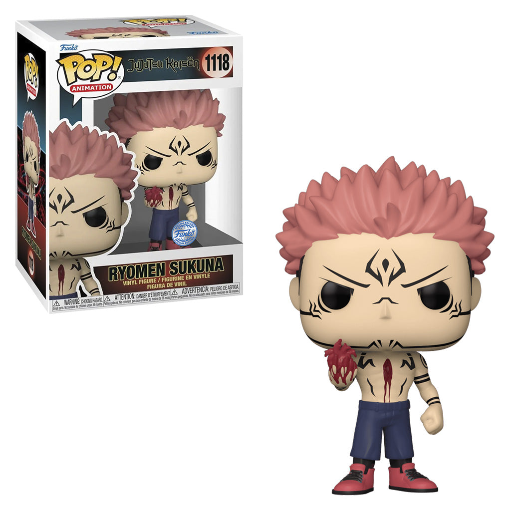Funko Pop Anime Jujutsu Kaisen Ryomen Sukuna 1118 Funko Exclusive