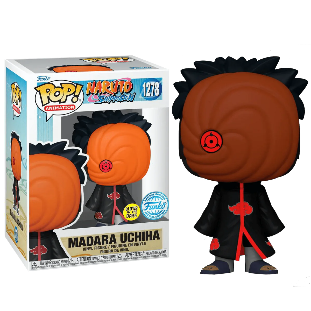 Funko Pop Anime Madara Uchiha 1278 Funko Exclusive GITD