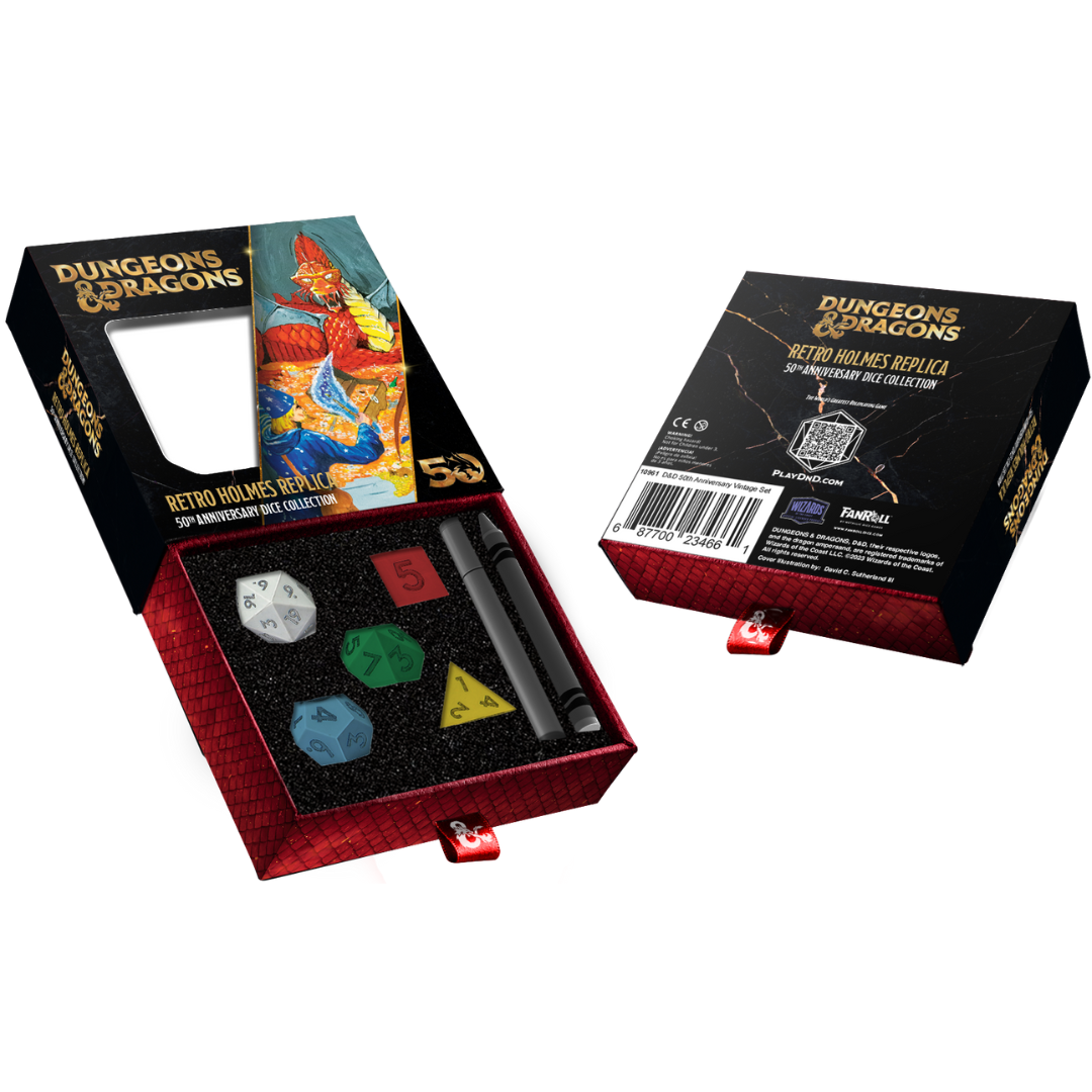 Dungeons & Dragons DND 50TH Anniversary Dice Vintage Set