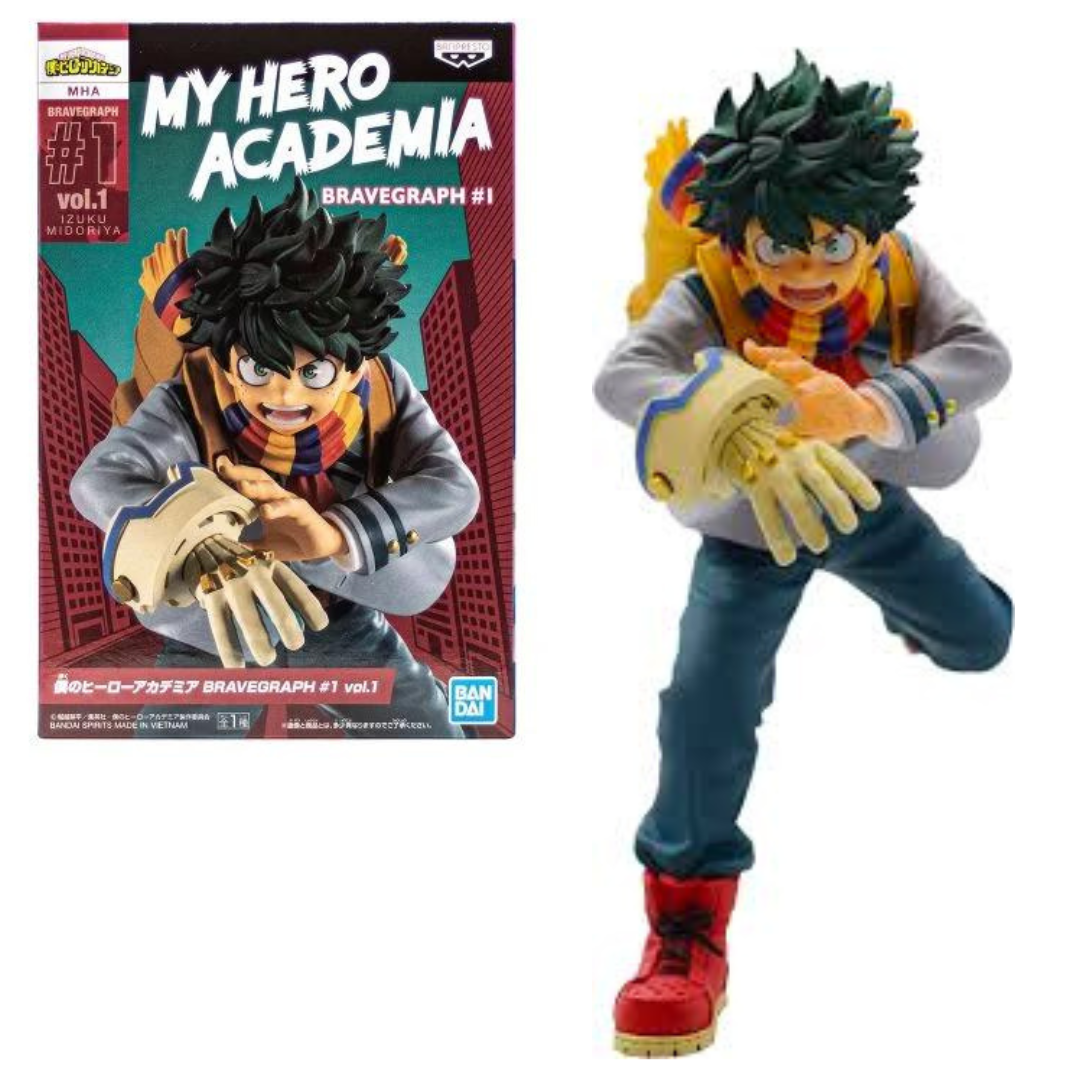 My Hero Academia - Izuku Midoriya “Deku” Bravegraph 5” PVC Statue by Banpresto