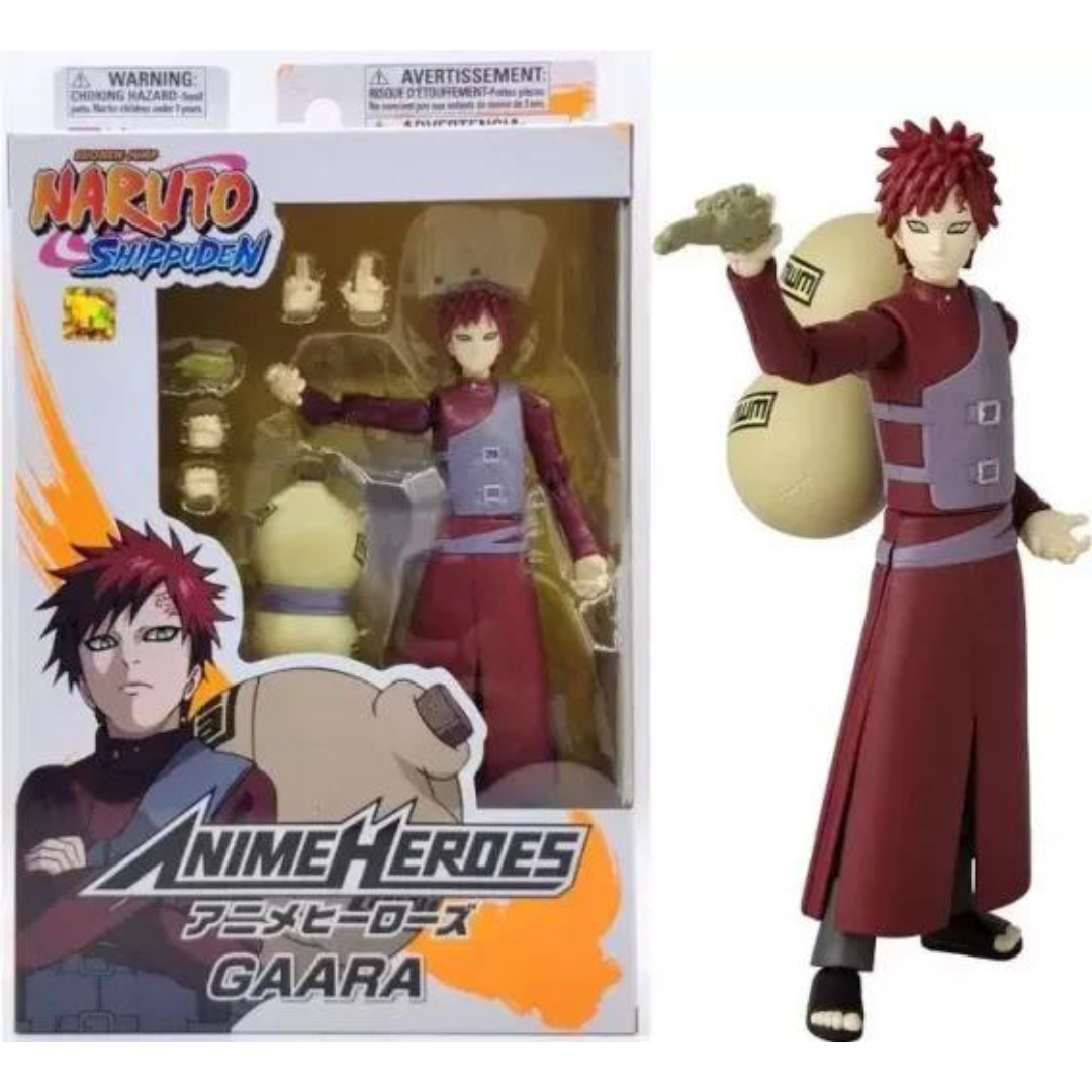 Naruto Shippuden 6 Inch Action Figure Anime Heroes - Gaara