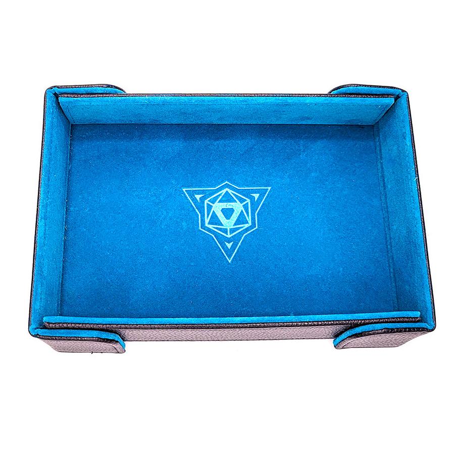 Die Hard Dice Magnetic Rectangle Tray: Teal Velvet
