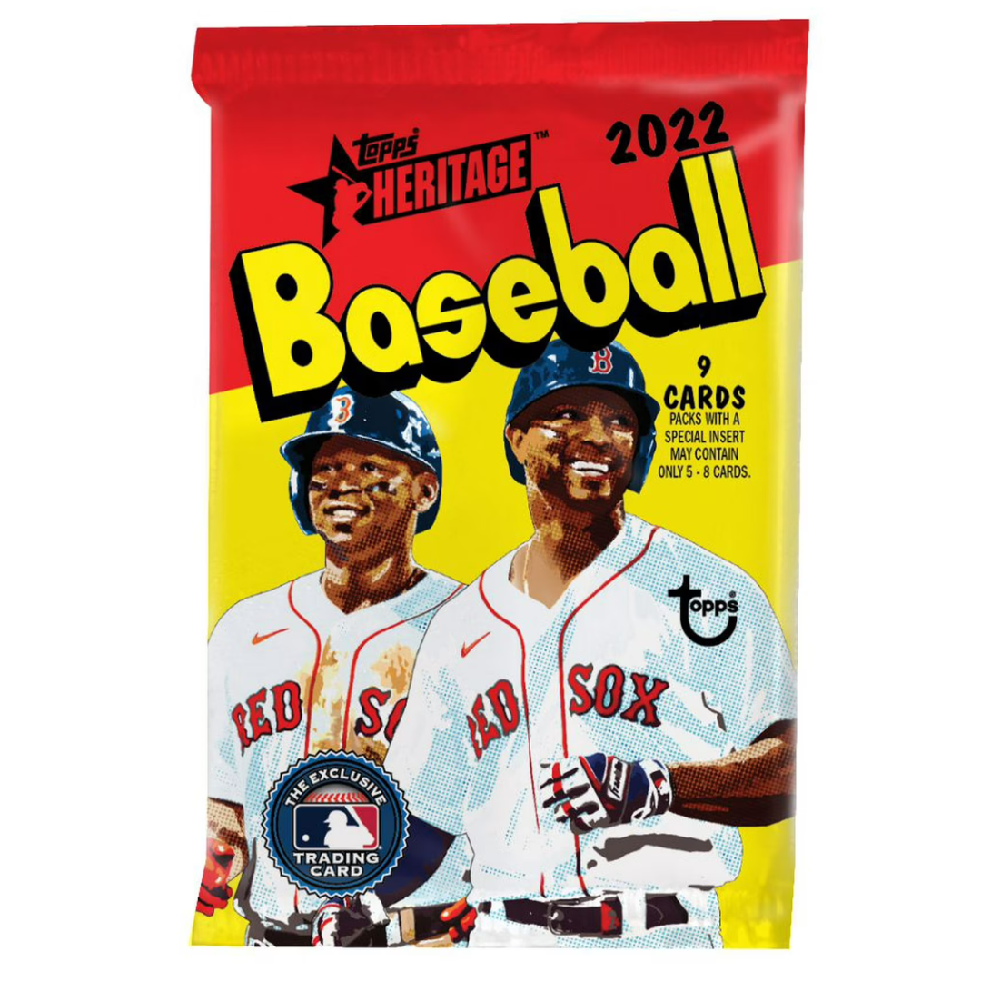 2022 Topps Heritage MLB Baseball pack