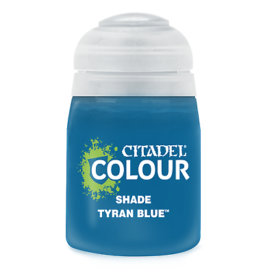 Games Workshop Warhammer Paint Citadel Shade Tyran Blue 18ML