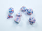 Dice Chessex Mini-Hedral 7-Die Set Festive Pop Art/Blue 20544