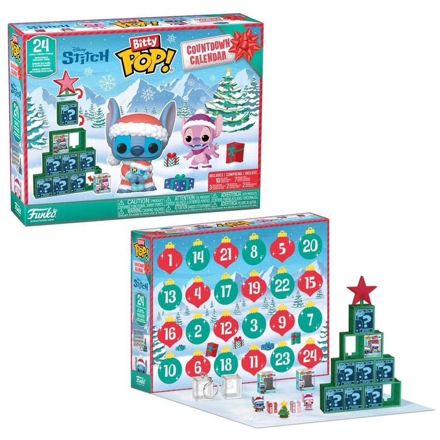 Bitty Pop Disney Stitch Holiday Countdown Calendar