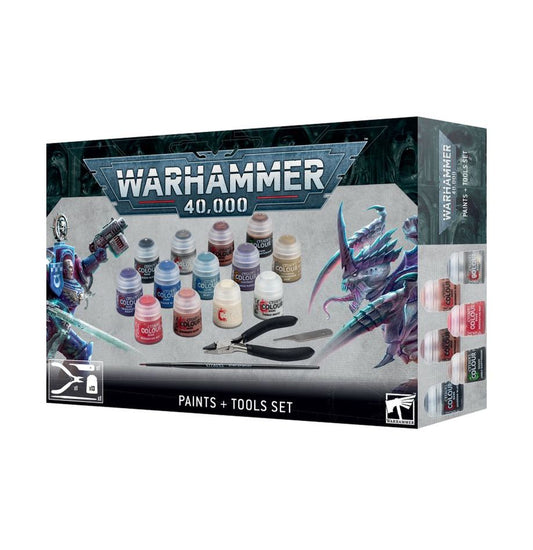 Games Workshop Warhammer 40K Paint + Tools Set