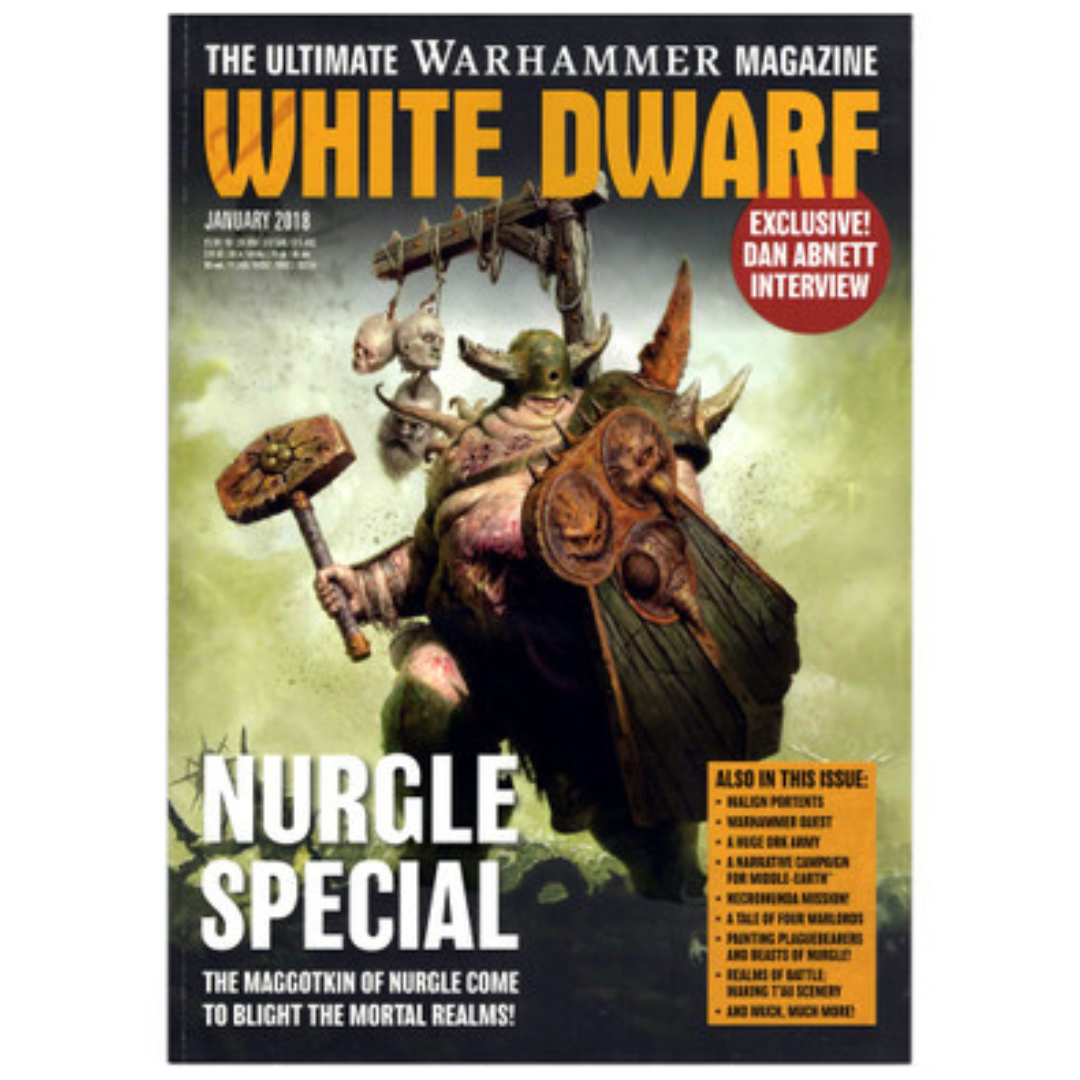 Games Workshop White Dwarf January 2018