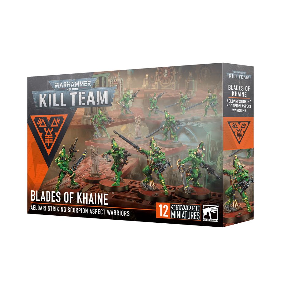 Games Workshop Warhammer 40K Kill Team Blades of Khaine Aeldari Striking Scorpion Aspect Warriors