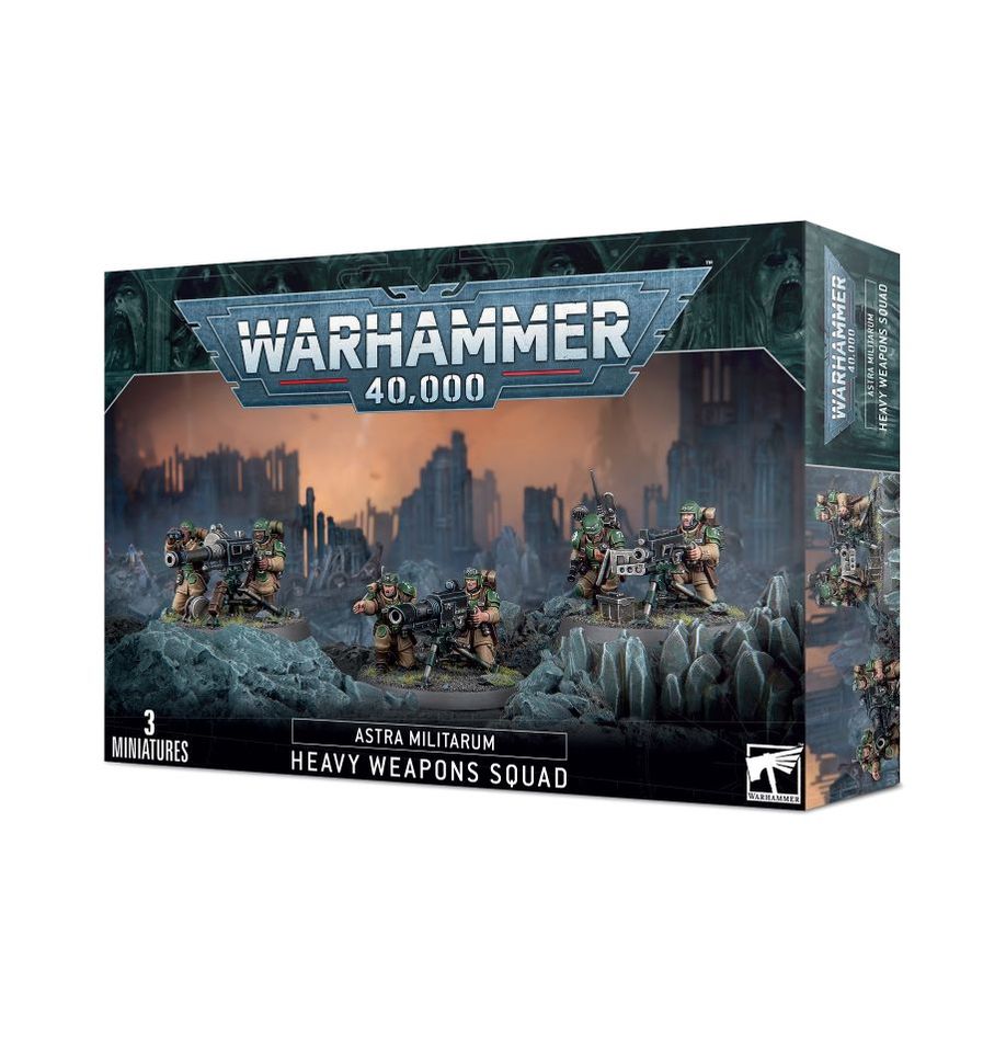 Games Workshop Warhammer 40,000 40k Astra Militarum Heavy Weapons Squad