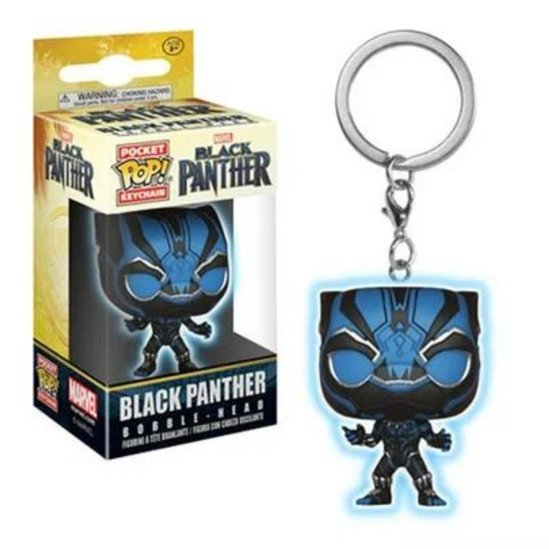 Funko Pocket Pop Keychain Marvel Black Panther (Blue)