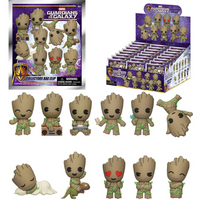 Blind Bags Guardians Of The Galaxy 3D Foam Bag Clips Series 1 Groot - 1 Pack