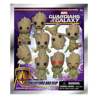 Blind Bags Guardians Of The Galaxy 3D Foam Bag Clips Series 1 Groot - 1 Pack