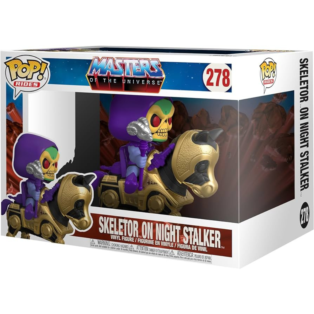 Funko Pop Master of the Universe MOTU Skeletor on Night Stalker 278