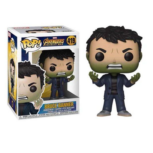 Funko Pop Marvel Avengers Infinity War Bruce Banner 419