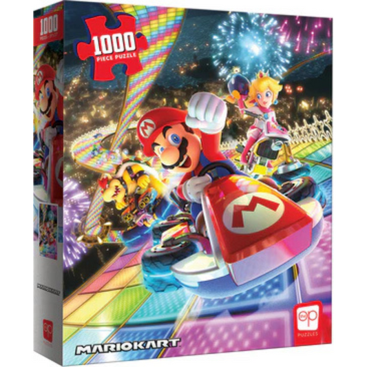 PUZZLE 1000PC MARIO KART RAINBOW ROAD
