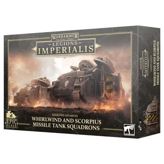 GAMES WORKSHOP WARHAMMER THE HORUS HERESY WHIRLWIND/SKORPIUS MISSILE TANK SQUADRONS