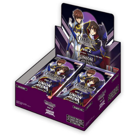 UNION ARENA CODE GEASS LELOUCH OF THE REBELLION V2 BOOSTER BOX