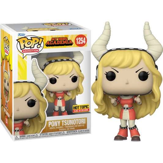 Funko Pop Anime My Hero Academia MHA Pony Tsunotori 1254 Hot Topic Class 1B Exclusive