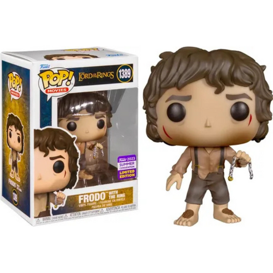 Funko Pop Movies Lord of the Rings LOTR Frodo with the Ring 1389 2023 Summer Convention