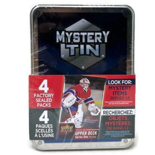 Upper Deck Hockey Mystery Tin (Possible Connor McDavid Or Auston Matthews Young Guns!)