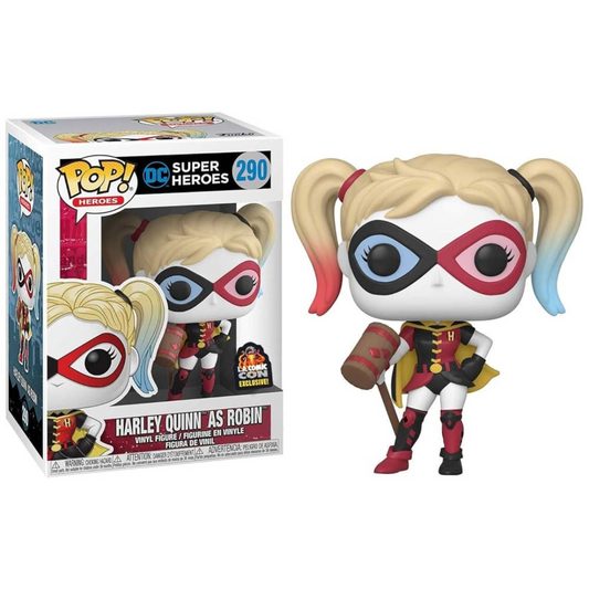 Funko Pop DC Comics Harley Quinn as Robin 290 L.A. Comic Con Exclusive!