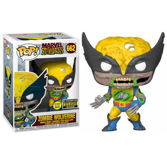 Funko Pop Marvel Zombie Wolverine 662 Entertainment Earth Exclusive