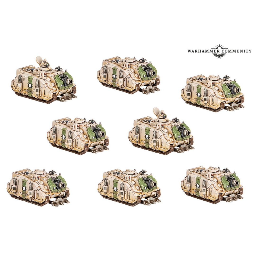 GAMES WORKSHOP WARHAMMER THE HORUS HERESY VINDICATOR SIEGE TANK SQUADRON
