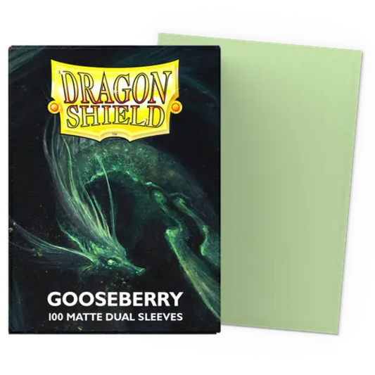 Sleeves: Dragon Shield: DUAL Matte: Gooseberry (100)