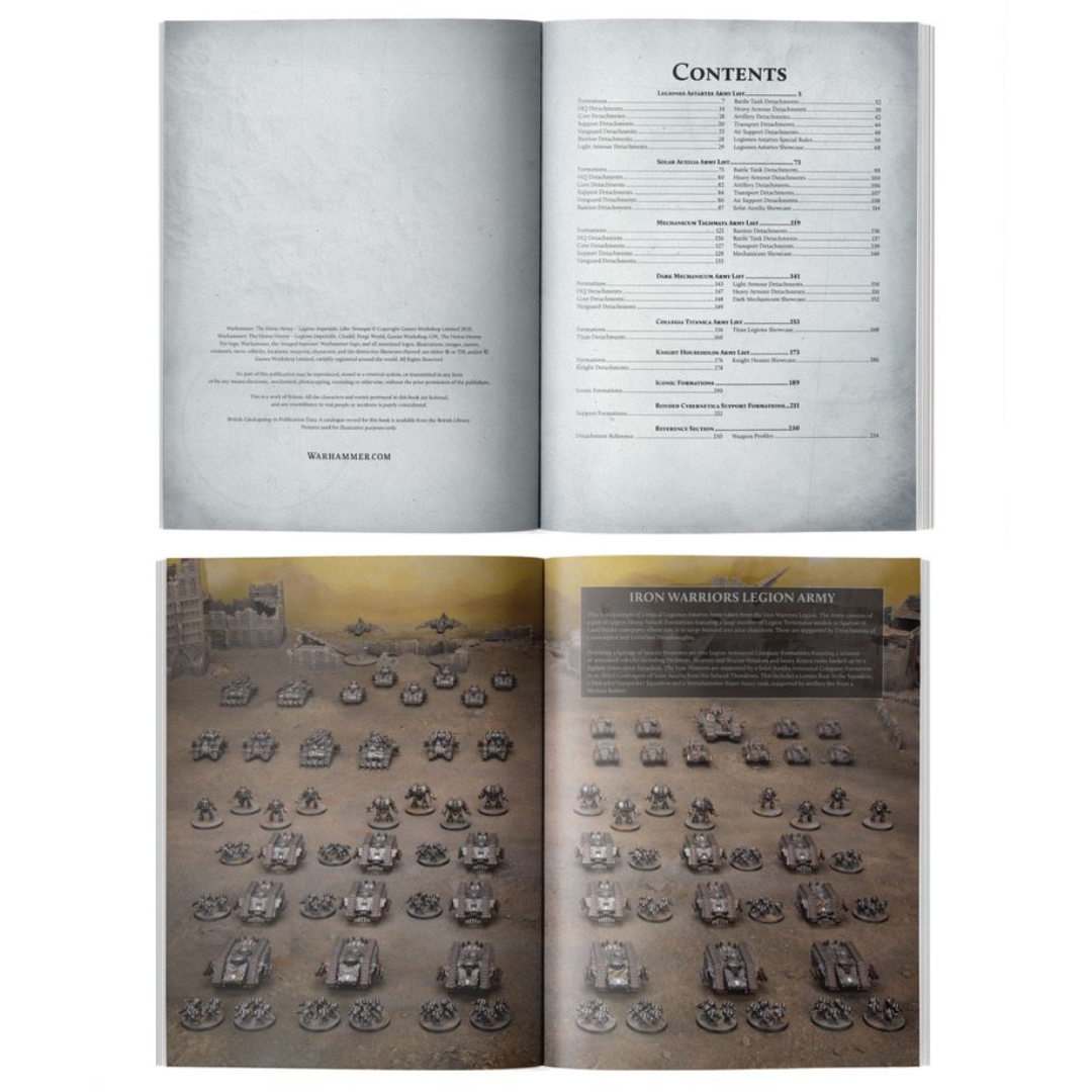GAMES WORKSHOP WARHAMMER THE HORUS HERESY Legions Imperialis: Liber Strategia